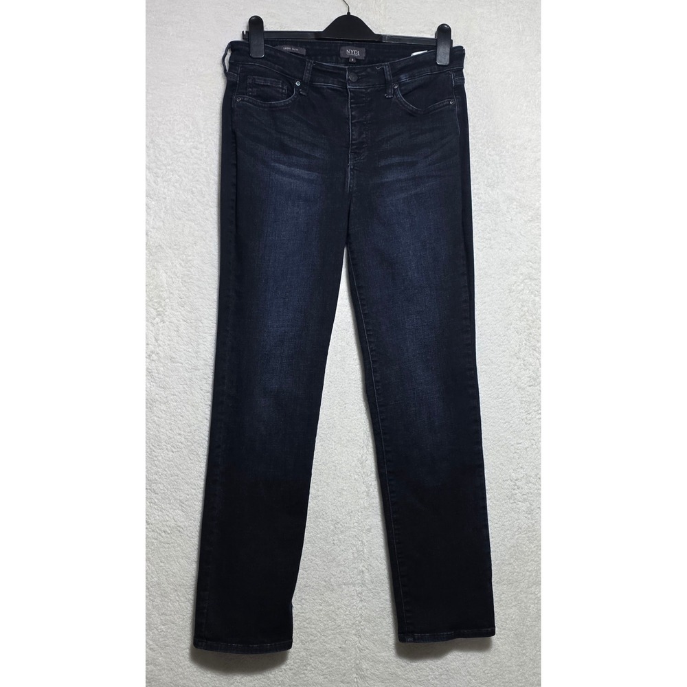 NYDJ Sheri Slim Dark Wash Lift Tuck Technology Jeans Size 8